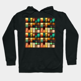 Stained glass colorful pattern, model 4 Hoodie